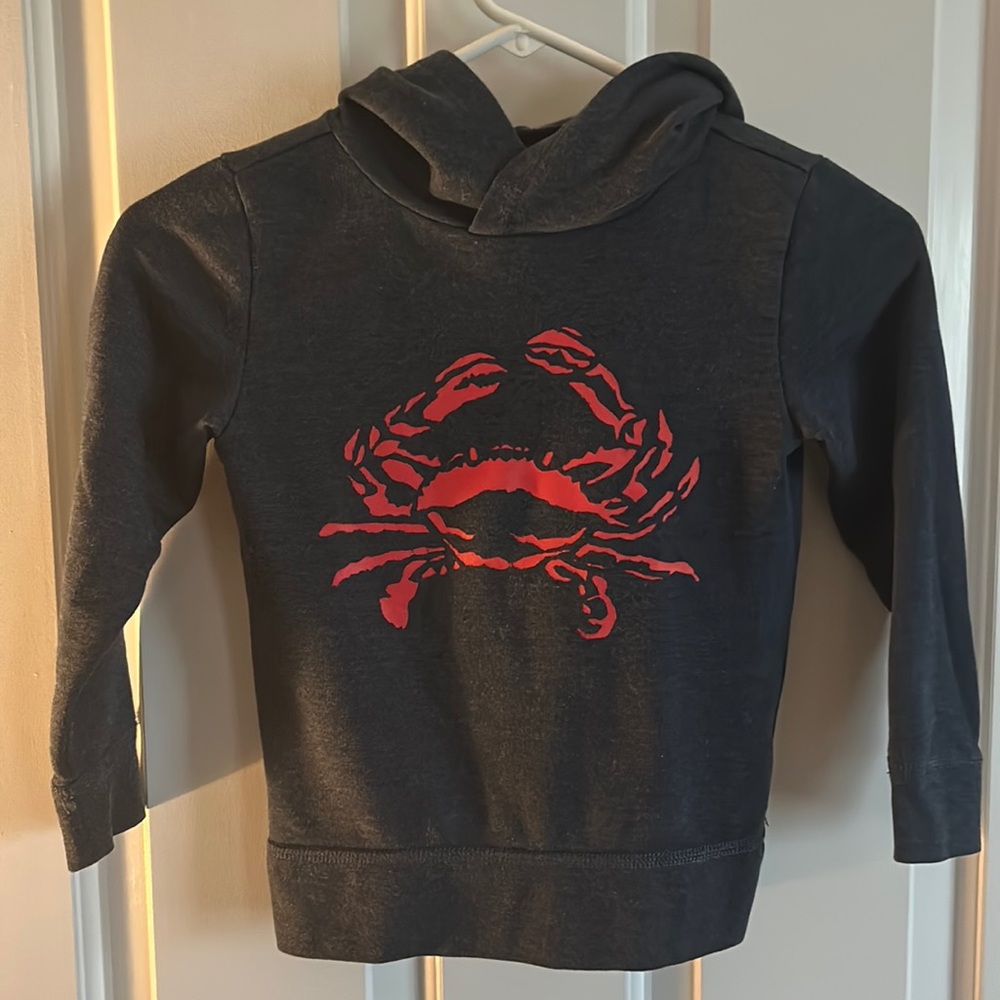 Crew Cuts Crab Sweatshirt Sz 4-5